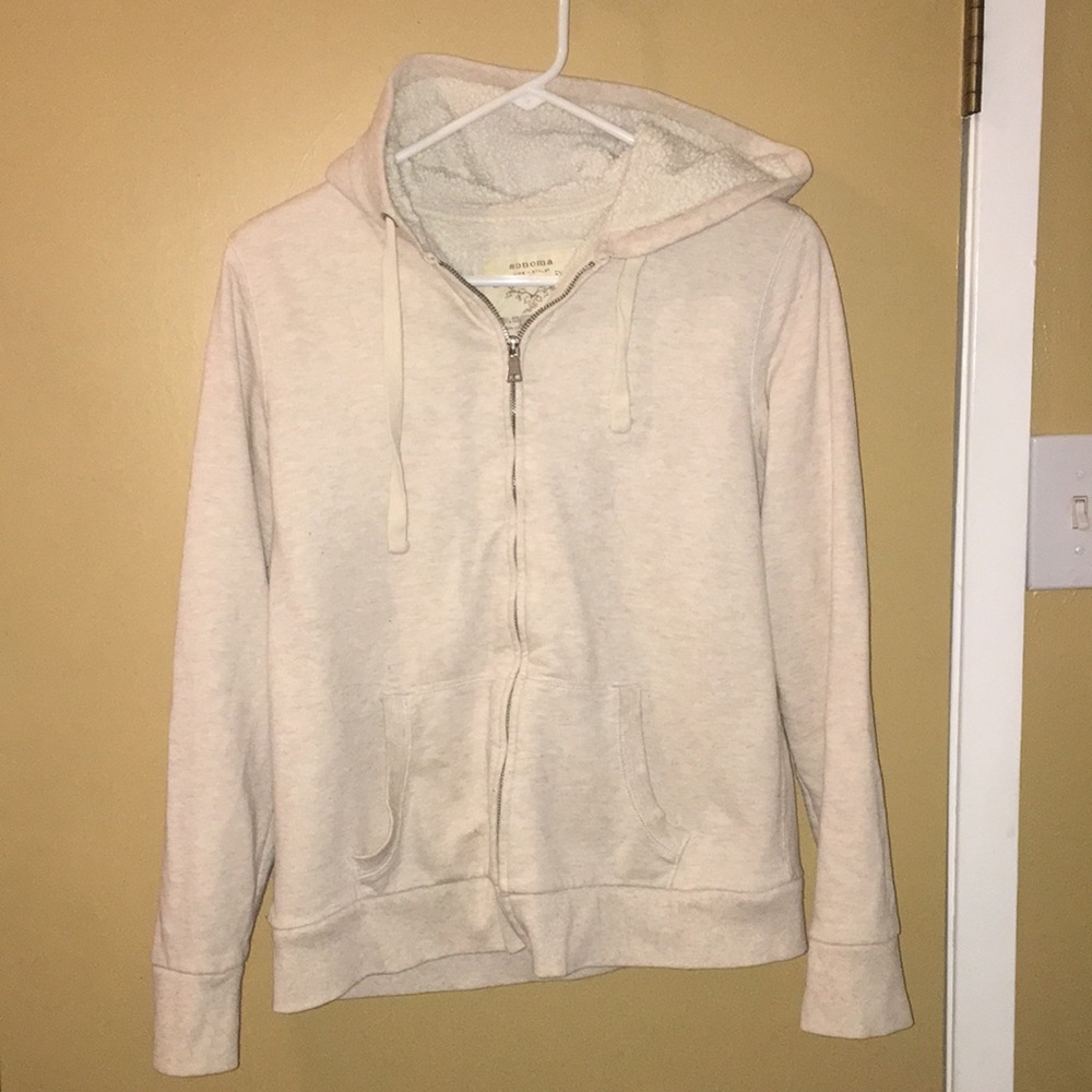 Tan fuzzy hoodie